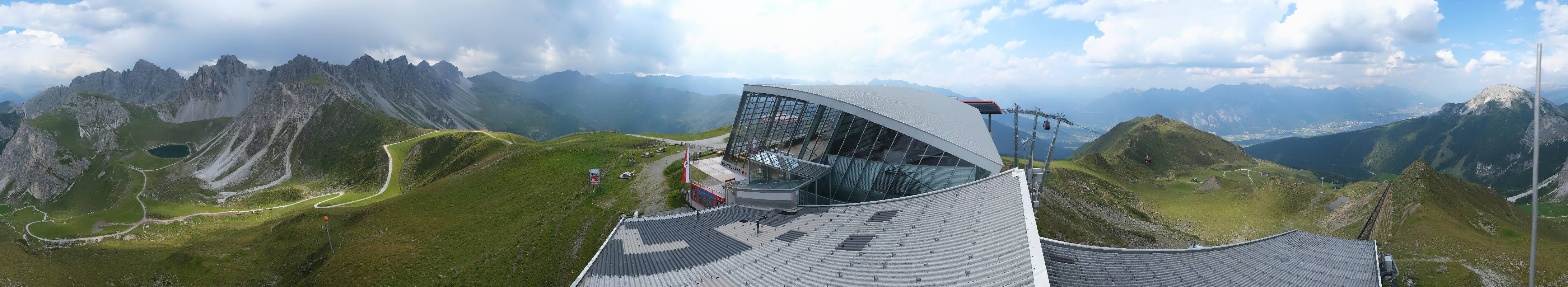Archiv Foto Webcam Axamer Lizum: Bergstation Olympiabahn