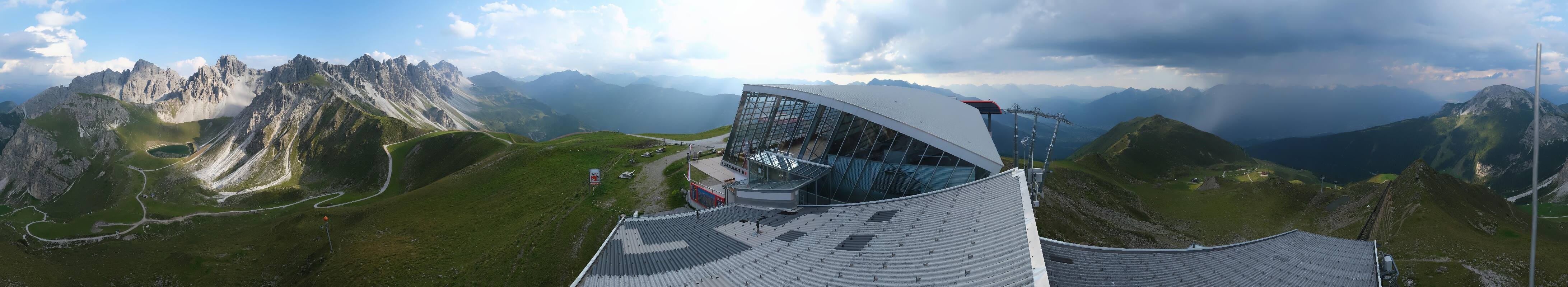 Archiv Foto Webcam Axamer Lizum: Bergstation Olympiabahn