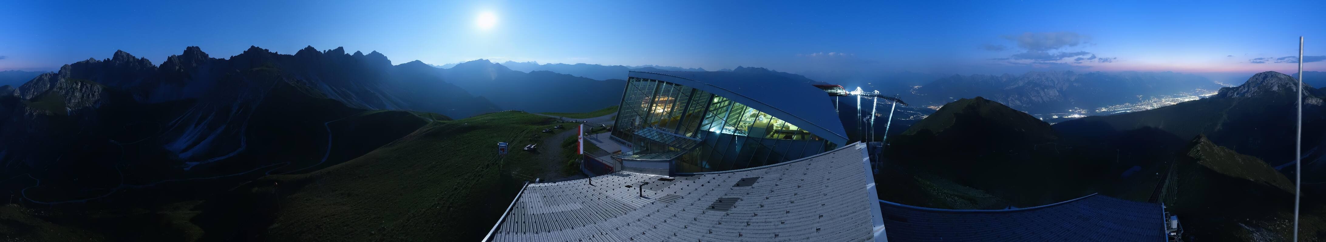 Archiv Foto Webcam Axamer Lizum: Bergstation Olympiabahn
