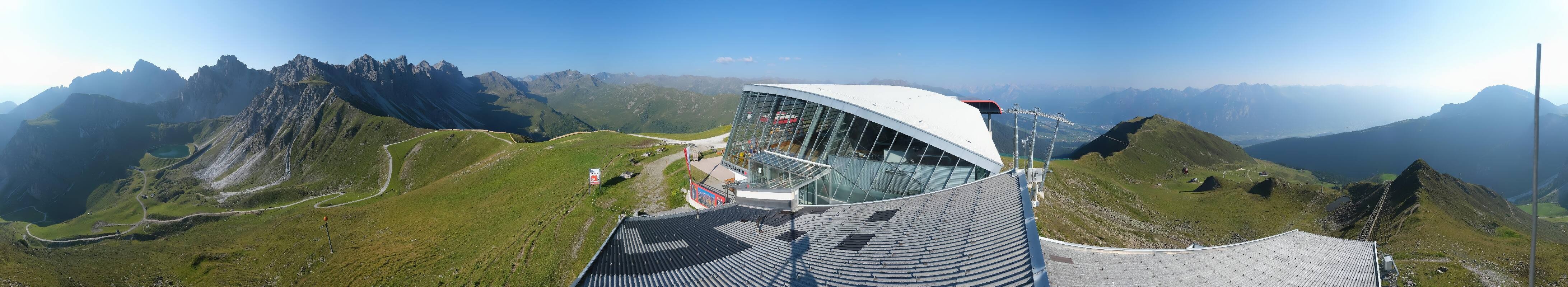 Archiv Foto Webcam Axamer Lizum: Bergstation Olympiabahn