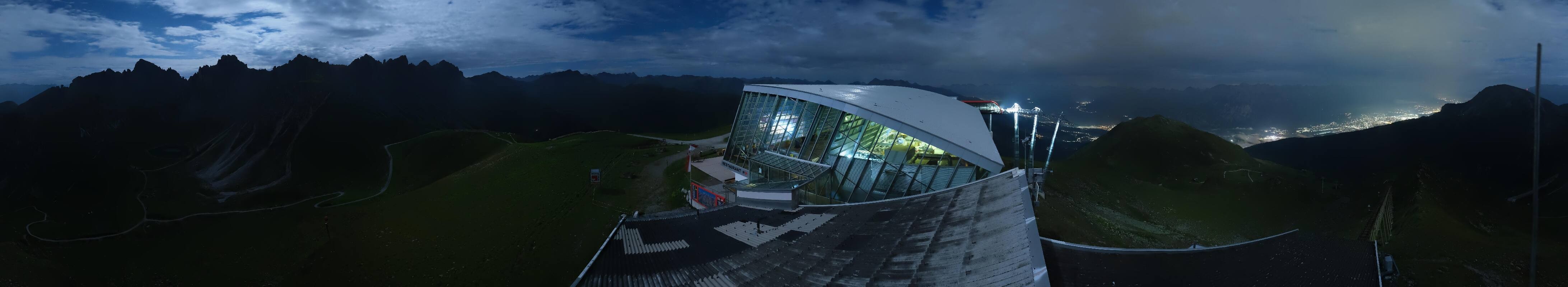 Archiv Foto Webcam Axamer Lizum: Bergstation Olympiabahn
