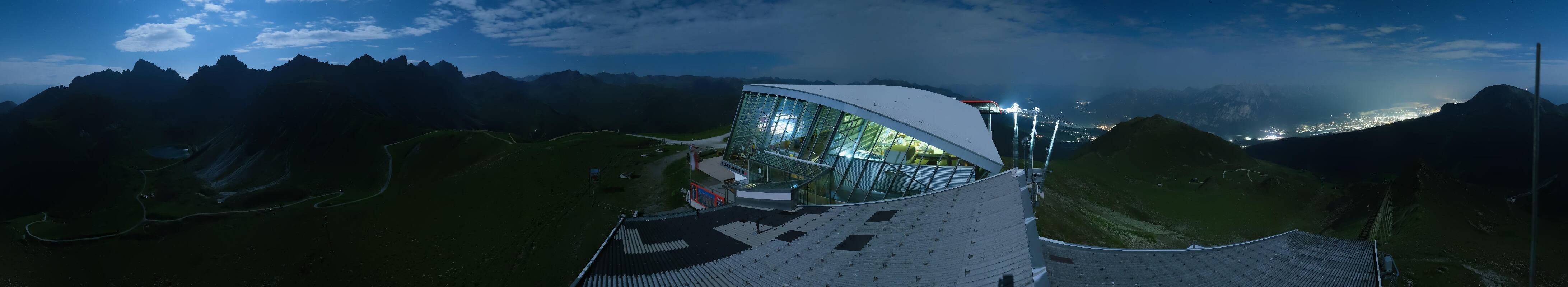 Archiv Foto Webcam Axamer Lizum: Bergstation Olympiabahn