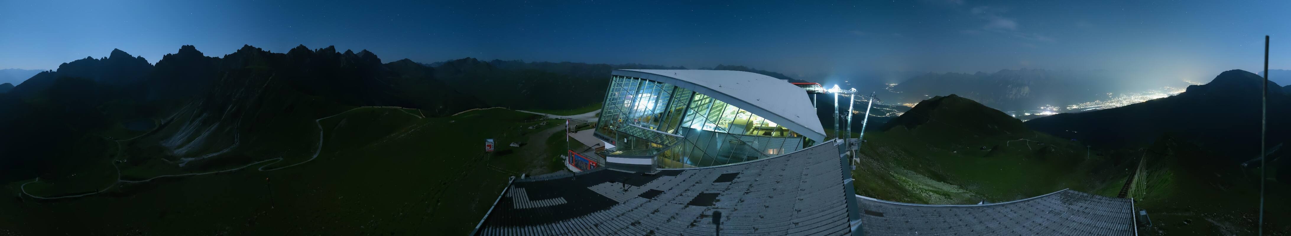 Archiv Foto Webcam Axamer Lizum: Bergstation Olympiabahn
