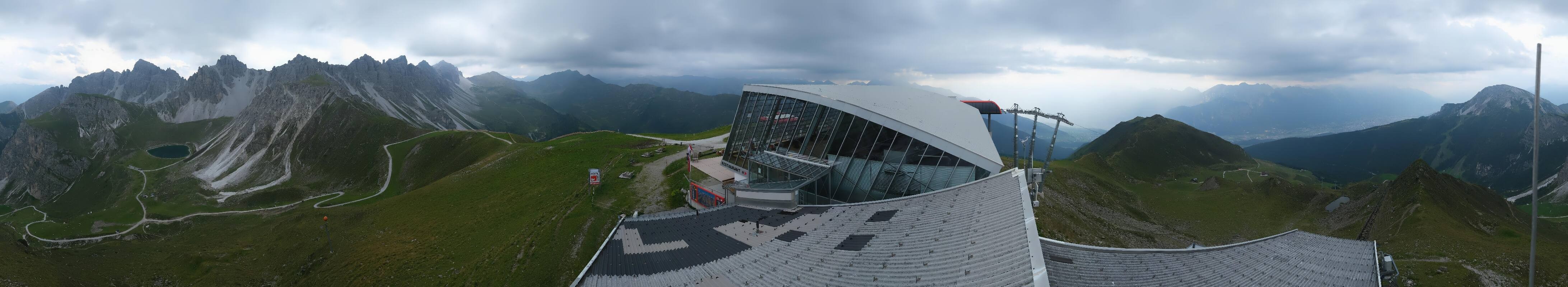 Archiv Foto Webcam Axamer Lizum: Bergstation Olympiabahn