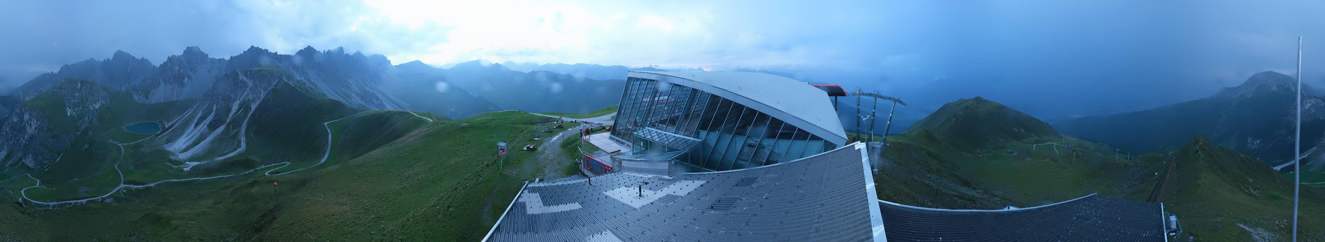 Archiv Foto Webcam Axamer Lizum: Bergstation Olympiabahn