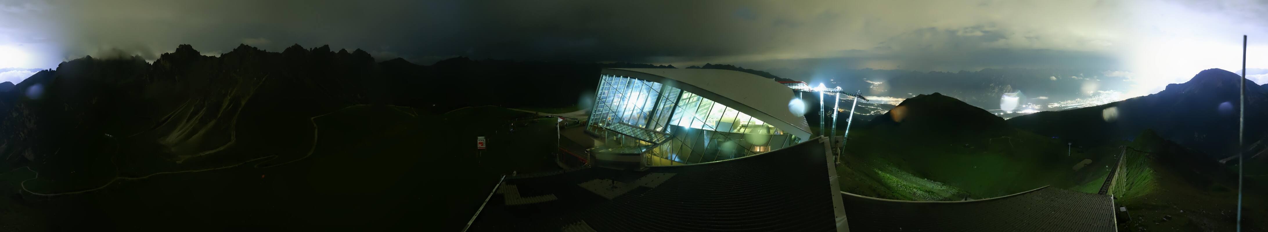 Archiv Foto Webcam Axamer Lizum: Bergstation Olympiabahn