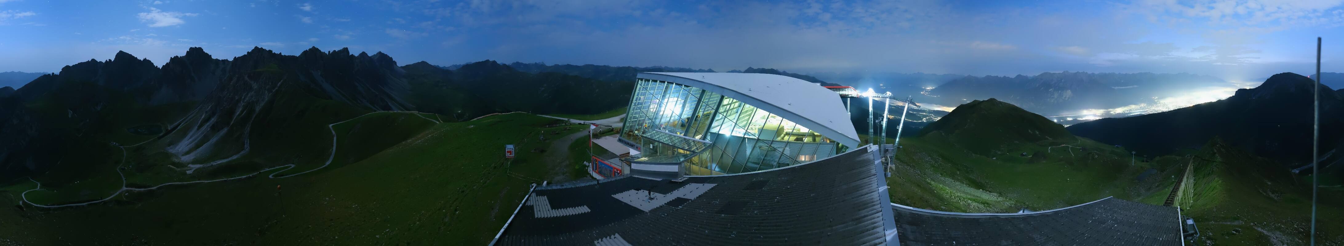 Archiv Foto Webcam Axamer Lizum: Bergstation Olympiabahn