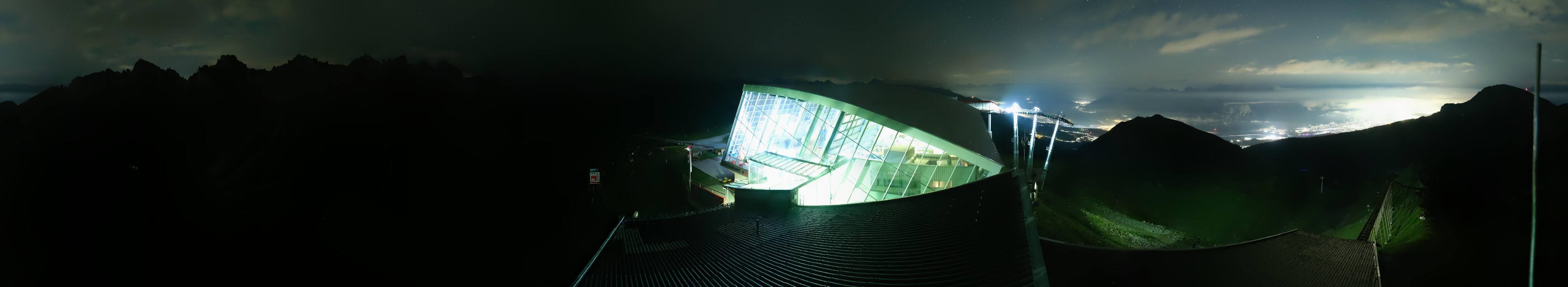 Archiv Foto Webcam Axamer Lizum: Bergstation Olympiabahn