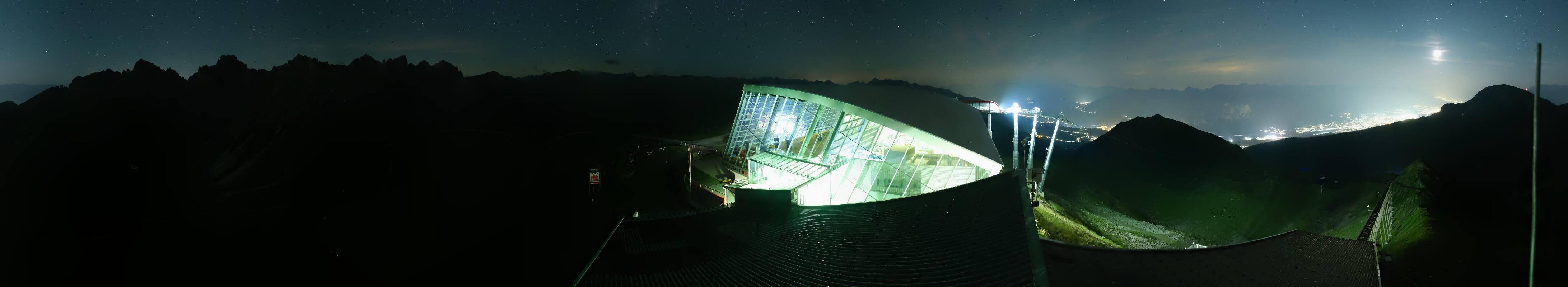 Archiv Foto Webcam Axamer Lizum: Bergstation Olympiabahn