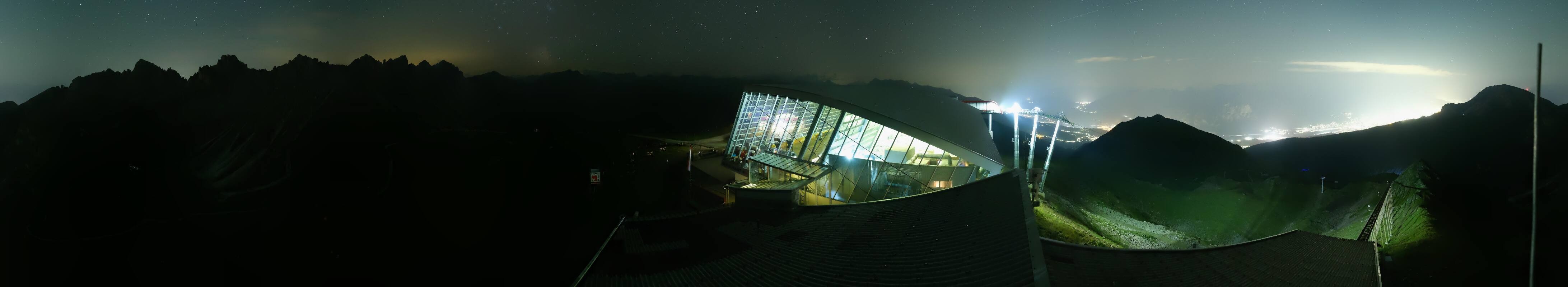 Archiv Foto Webcam Axamer Lizum: Bergstation Olympiabahn