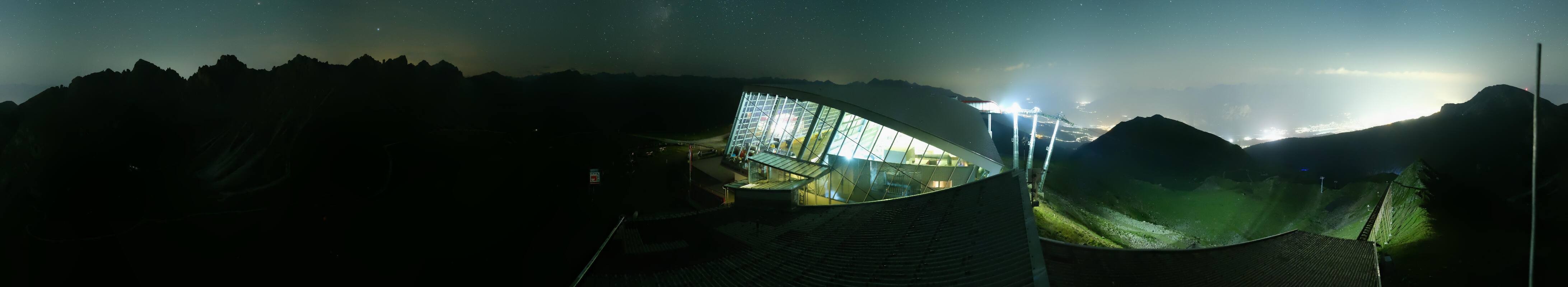Archiv Foto Webcam Axamer Lizum: Bergstation Olympiabahn