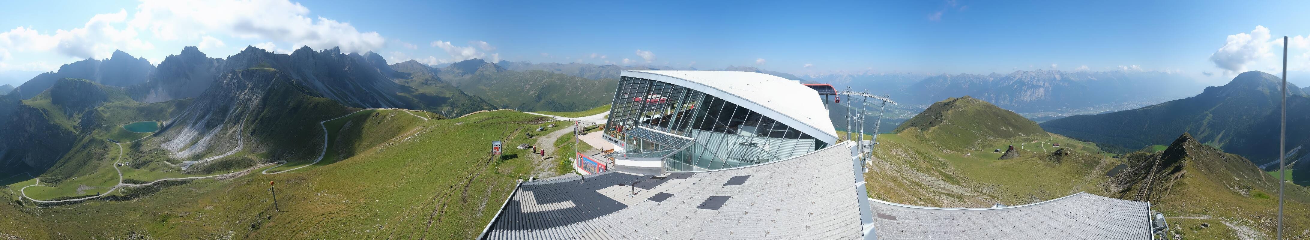 Archiv Foto Webcam Axamer Lizum: Bergstation Olympiabahn