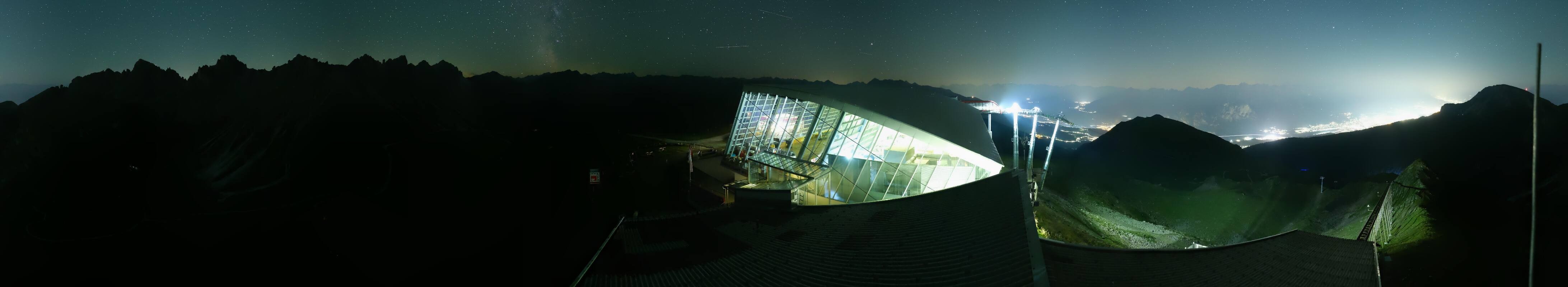 Archiv Foto Webcam Axamer Lizum: Bergstation Olympiabahn