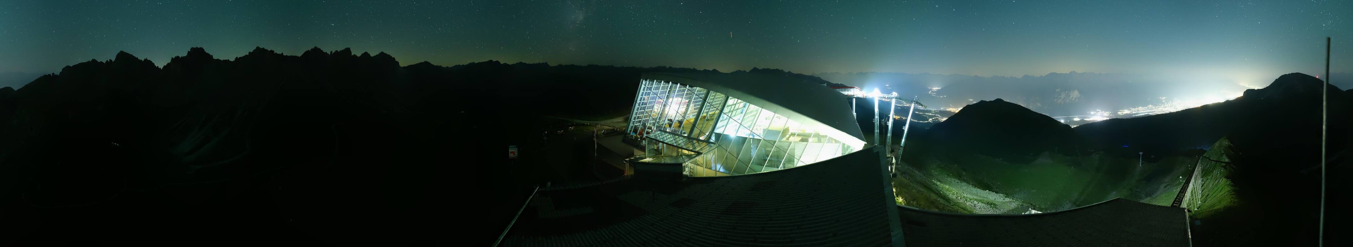 Archiv Foto Webcam Axamer Lizum: Bergstation Olympiabahn