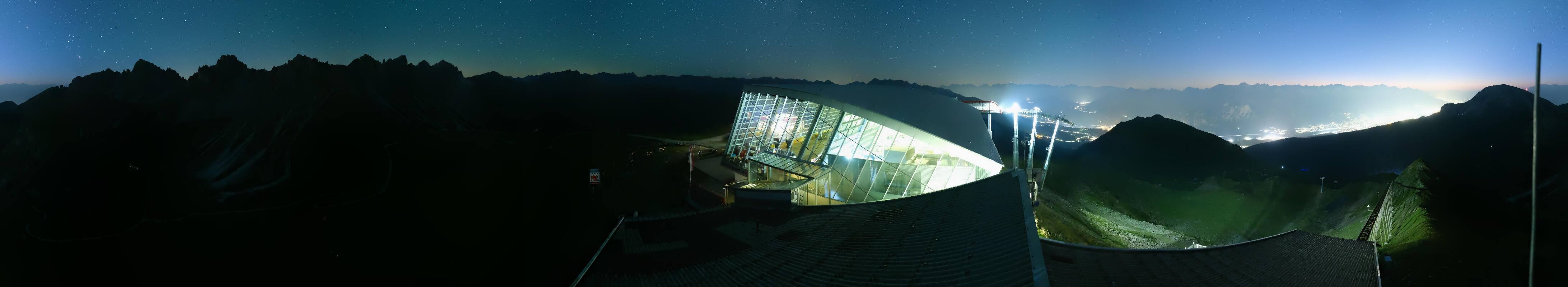 Archiv Foto Webcam Axamer Lizum: Bergstation Olympiabahn