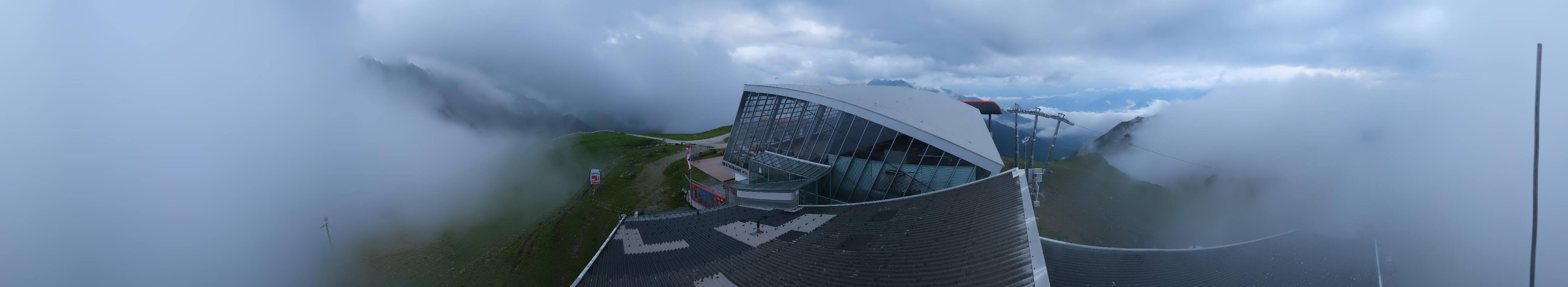 Archiv Foto Webcam Axamer Lizum: Bergstation Olympiabahn