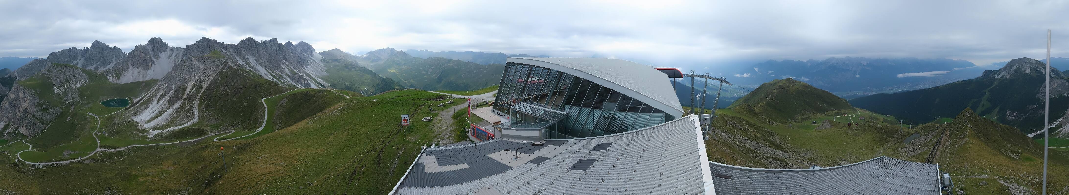 Archiv Foto Webcam Axamer Lizum: Bergstation Olympiabahn