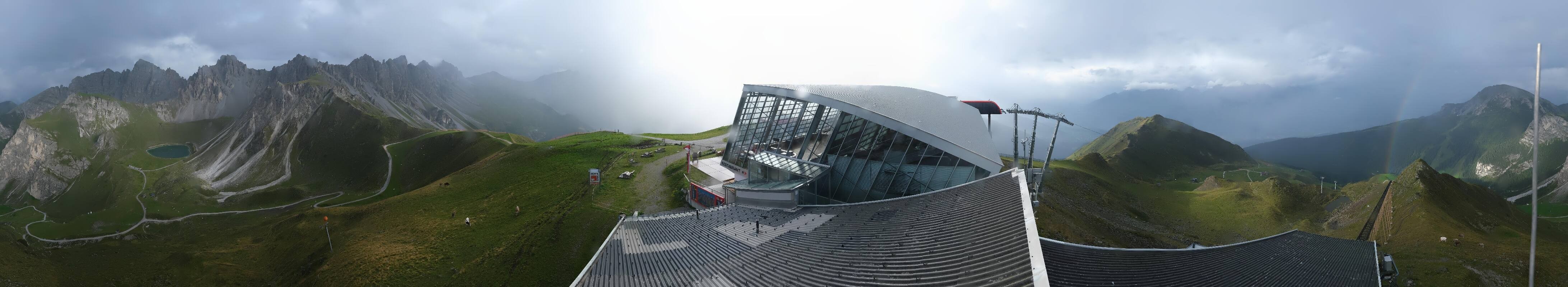 Archiv Foto Webcam Axamer Lizum: Bergstation Olympiabahn