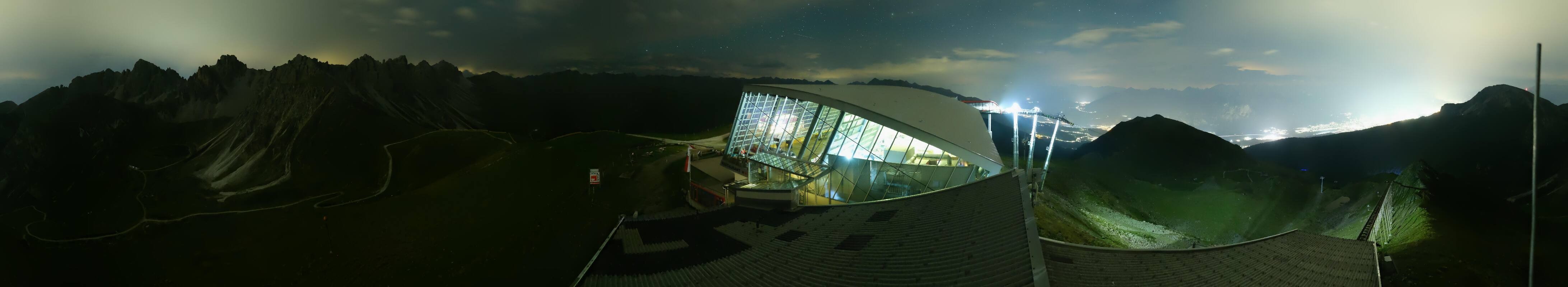 Archiv Foto Webcam Axamer Lizum: Bergstation Olympiabahn
