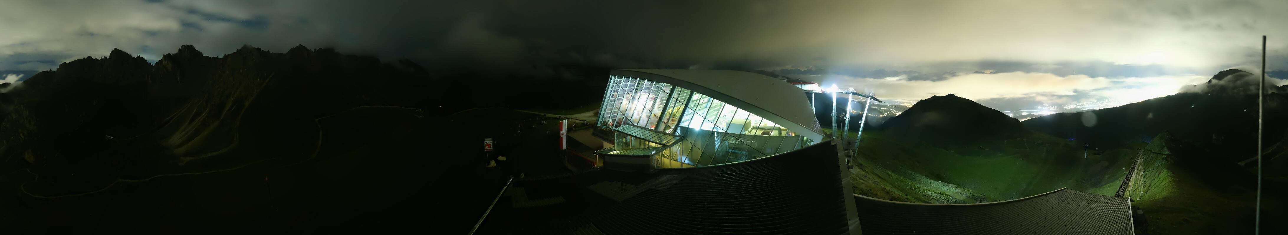 Archiv Foto Webcam Axamer Lizum: Bergstation Olympiabahn