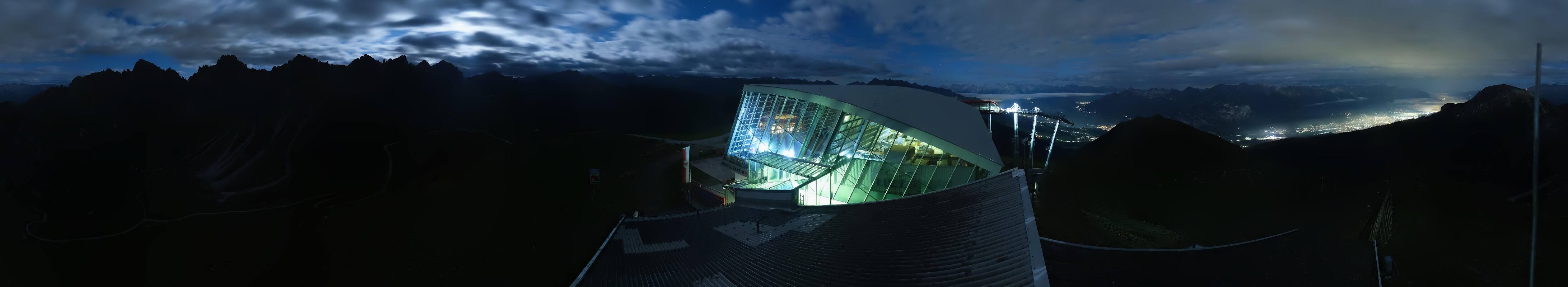 Archiv Foto Webcam Axamer Lizum: Bergstation Olympiabahn
