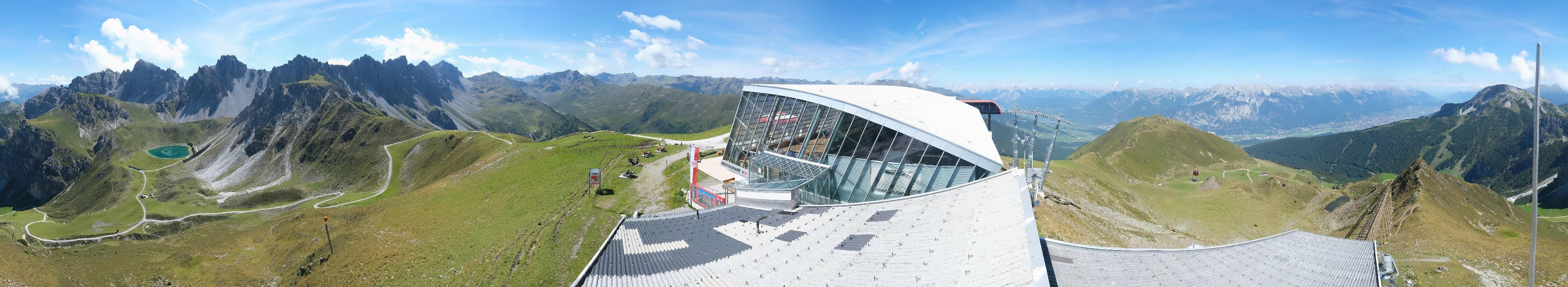 Archiv Foto Webcam Axamer Lizum: Bergstation Olympiabahn