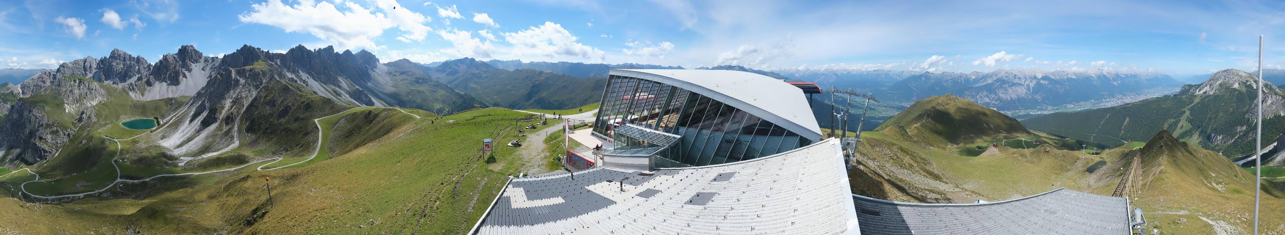 Archiv Foto Webcam Axamer Lizum: Bergstation Olympiabahn