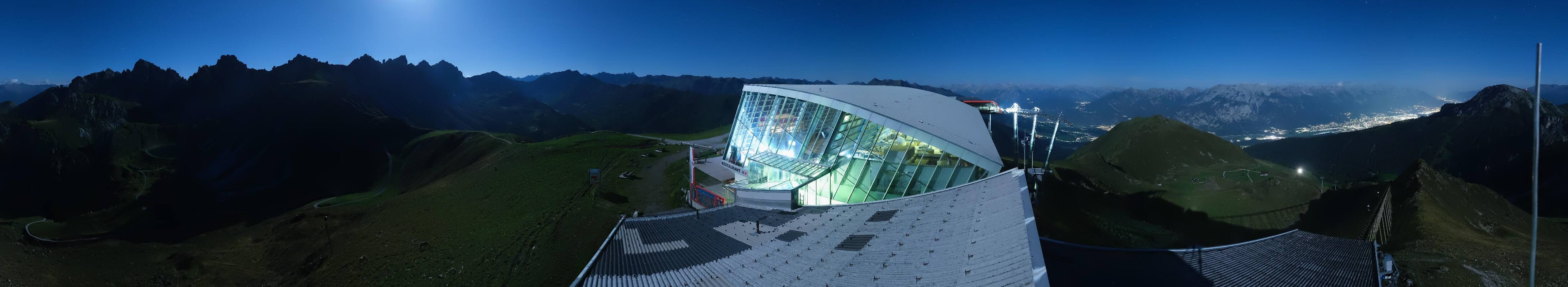 Archiv Foto Webcam Axamer Lizum: Bergstation Olympiabahn