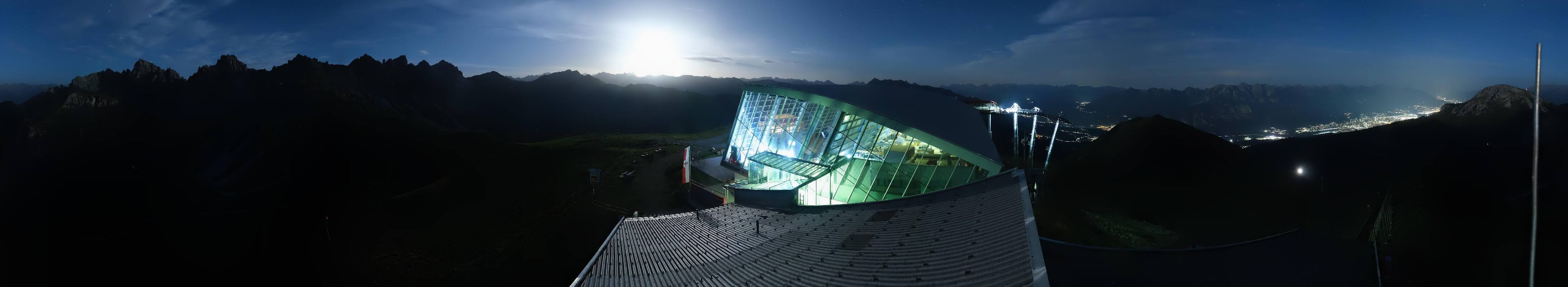 Archiv Foto Webcam Axamer Lizum: Bergstation Olympiabahn