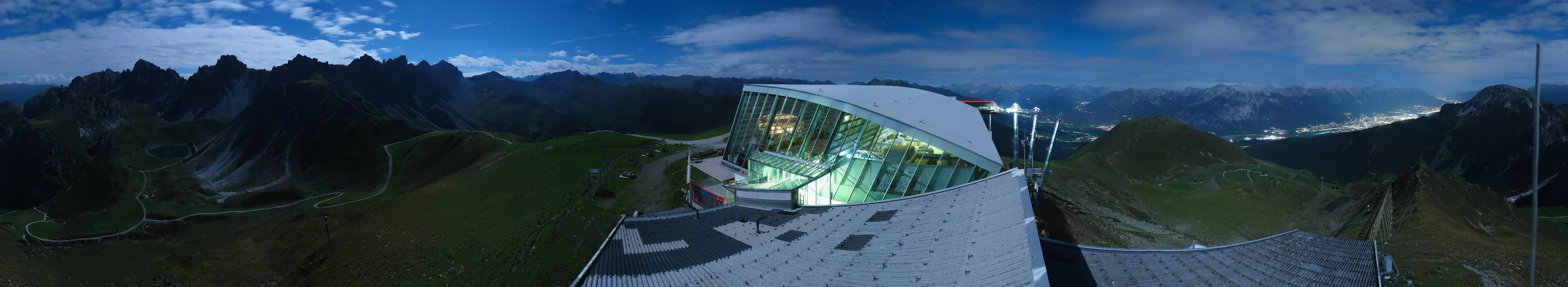 Archiv Foto Webcam Axamer Lizum: Bergstation Olympiabahn