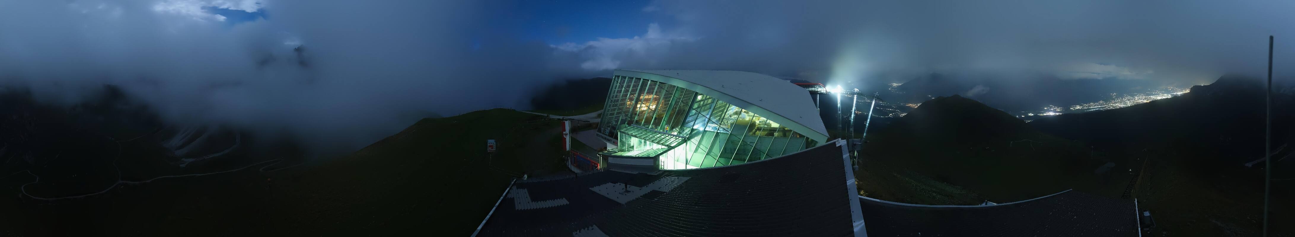 Archiv Foto Webcam Axamer Lizum: Bergstation Olympiabahn