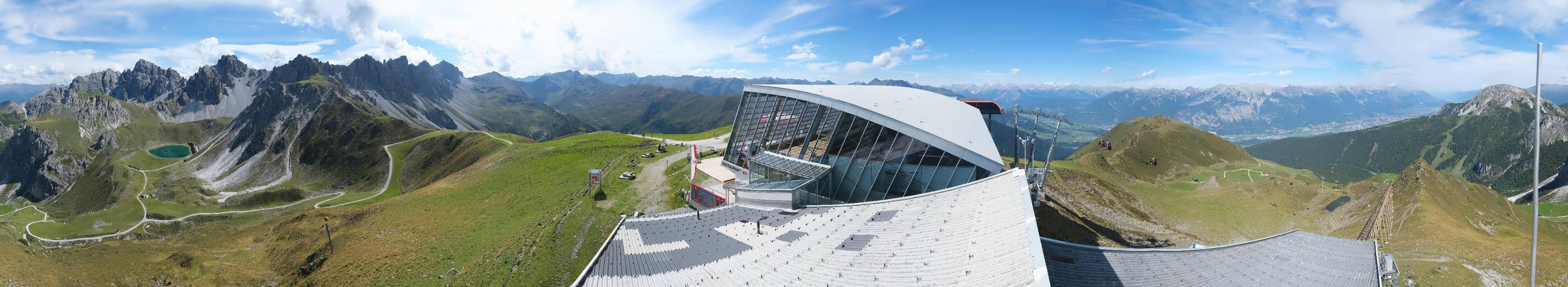 Archiv Foto Webcam Axamer Lizum: Bergstation Olympiabahn