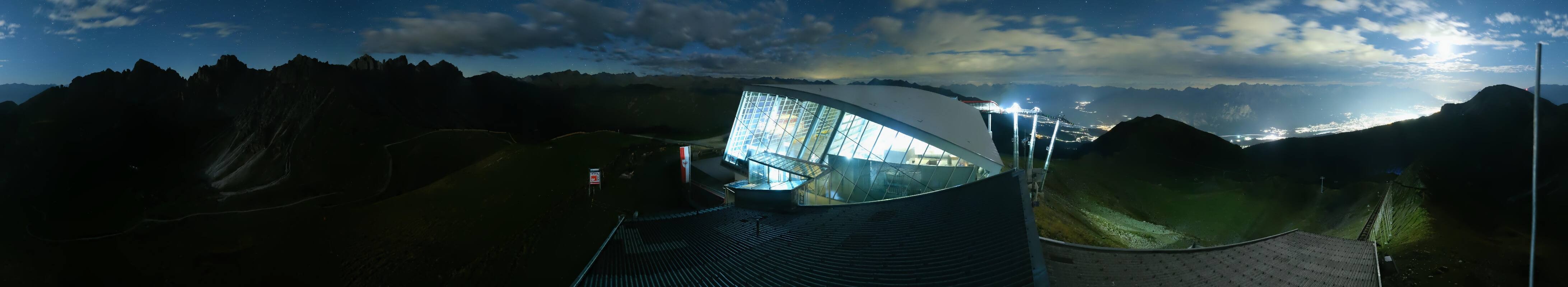 Archiv Foto Webcam Axamer Lizum: Bergstation Olympiabahn
