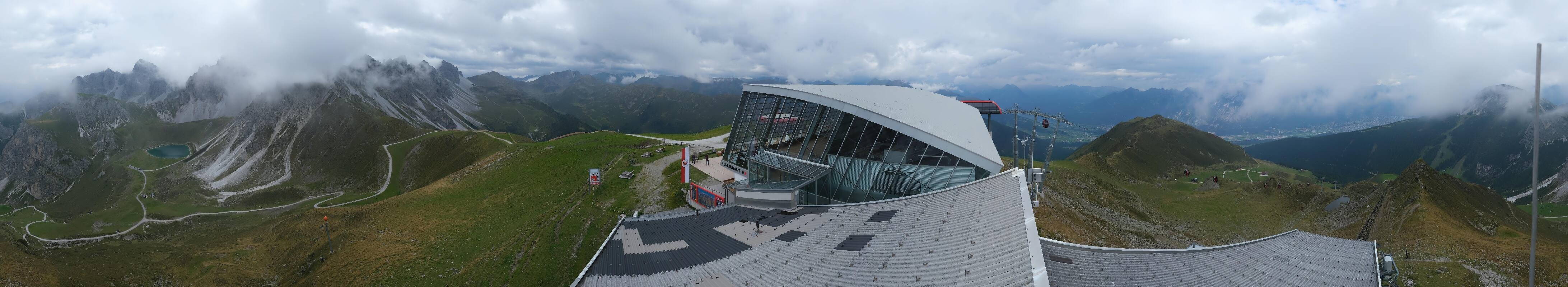 Archiv Foto Webcam Axamer Lizum: Bergstation Olympiabahn