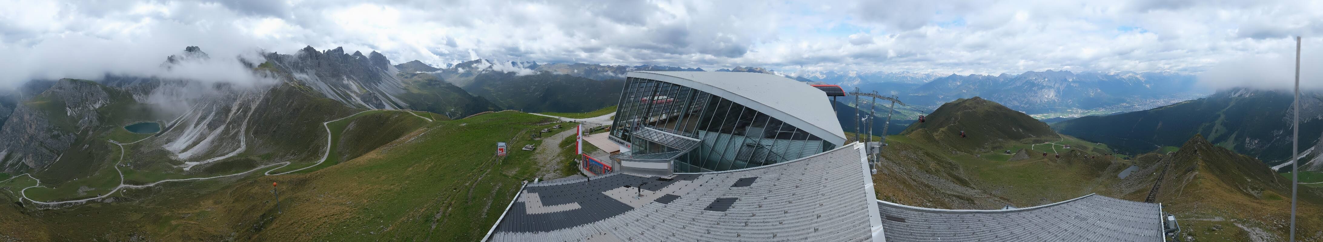 Archiv Foto Webcam Axamer Lizum: Bergstation Olympiabahn