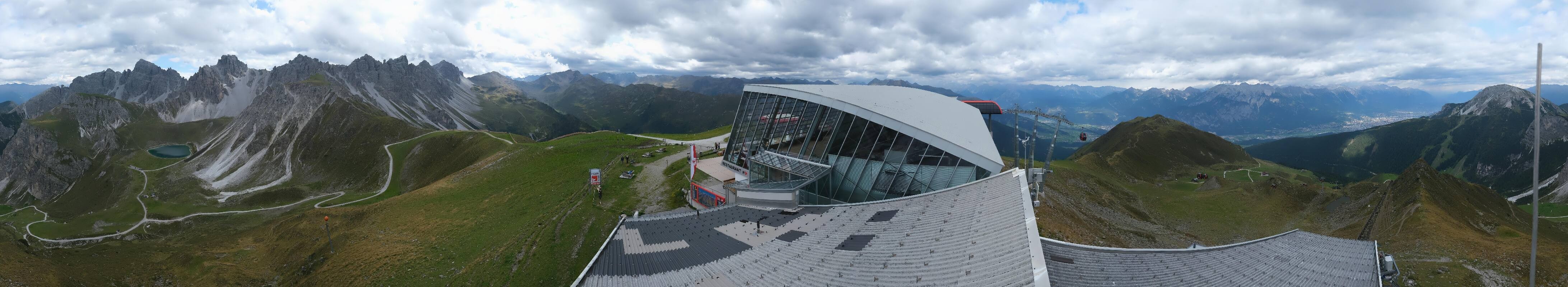 Archiv Foto Webcam Axamer Lizum: Bergstation Olympiabahn