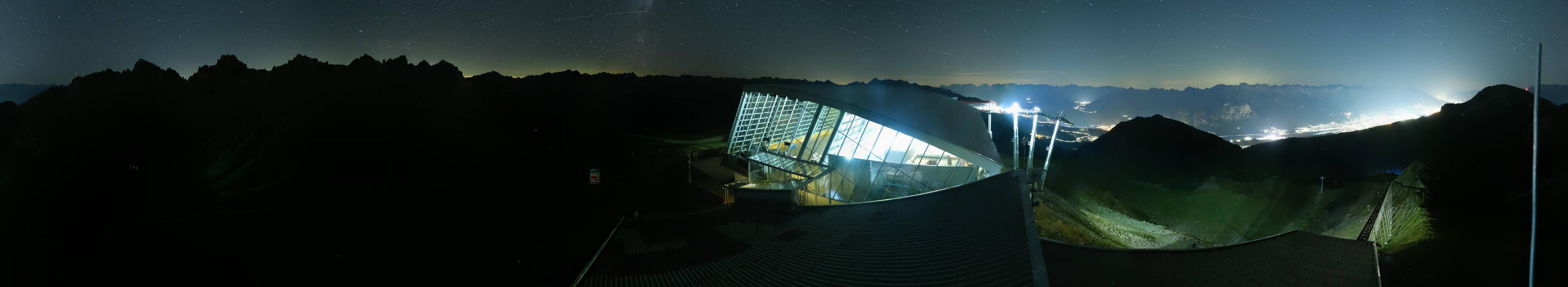 Archiv Foto Webcam Axamer Lizum: Bergstation Olympiabahn