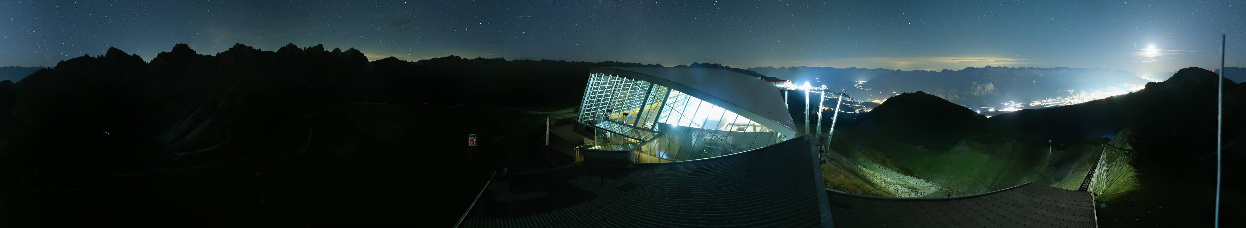Archiv Foto Webcam Axamer Lizum: Bergstation Olympiabahn