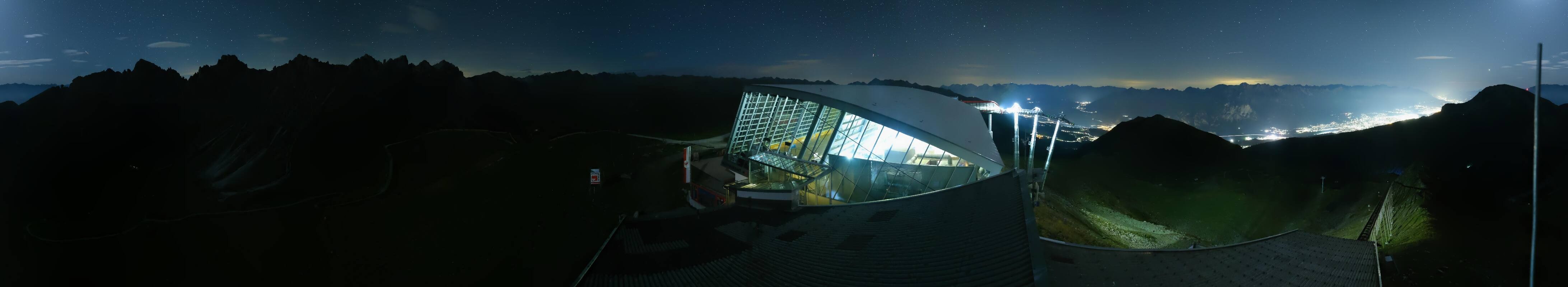 Archiv Foto Webcam Axamer Lizum: Bergstation Olympiabahn