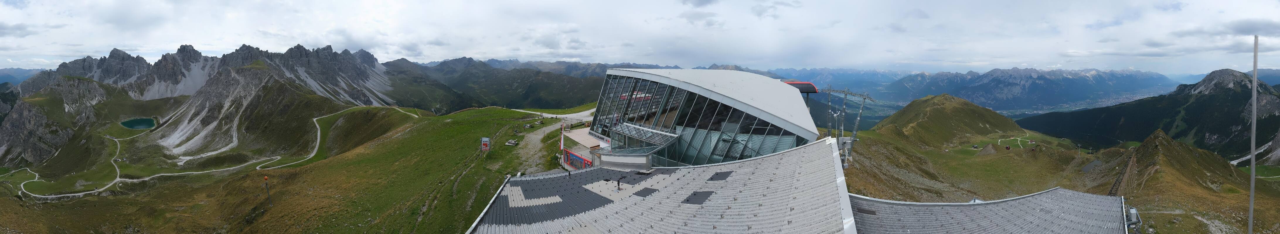 Archiv Foto Webcam Axamer Lizum: Bergstation Olympiabahn