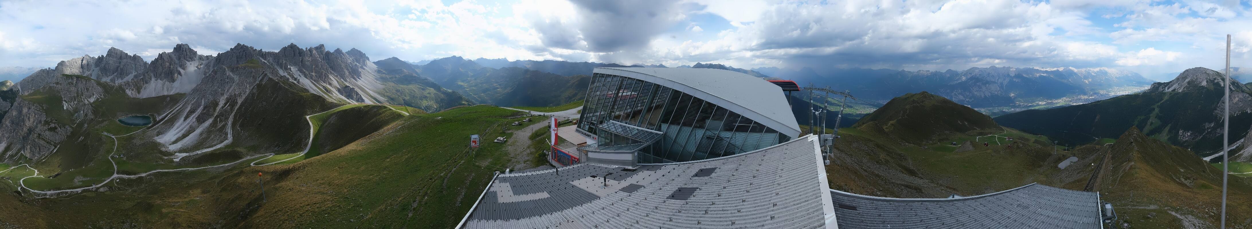 Archiv Foto Webcam Axamer Lizum: Bergstation Olympiabahn