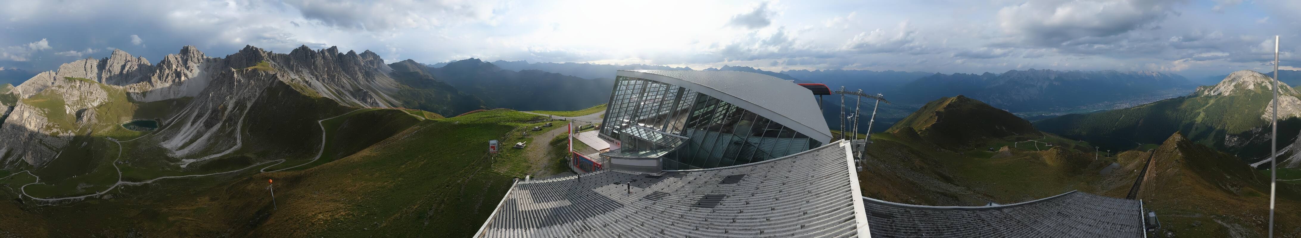 Archiv Foto Webcam Axamer Lizum: Bergstation Olympiabahn