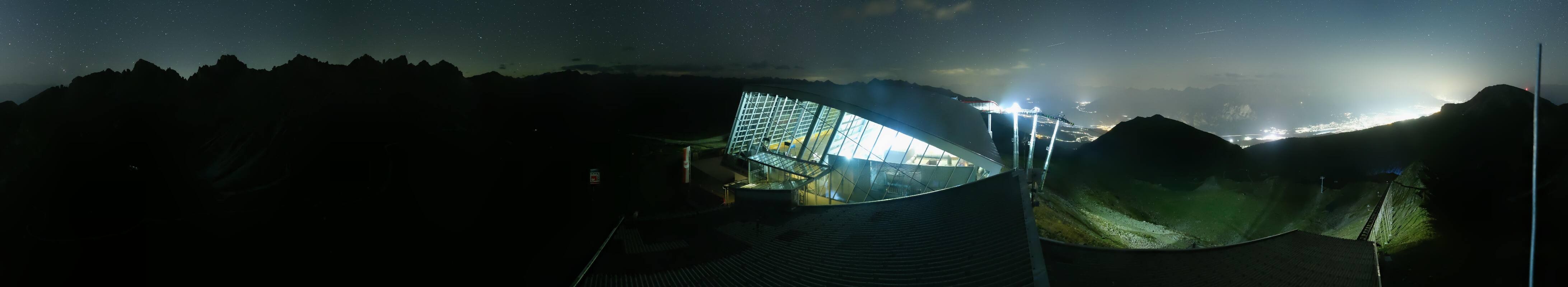Archiv Foto Webcam Axamer Lizum: Bergstation Olympiabahn