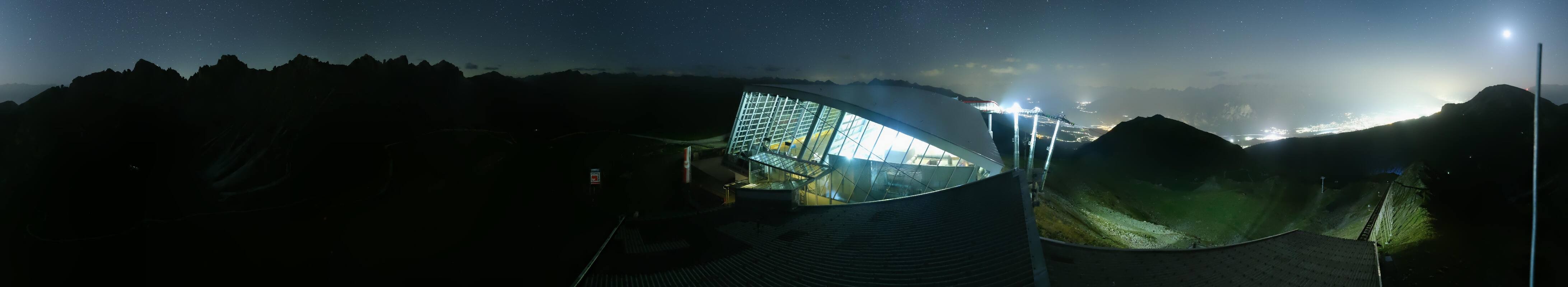 Archiv Foto Webcam Axamer Lizum: Bergstation Olympiabahn