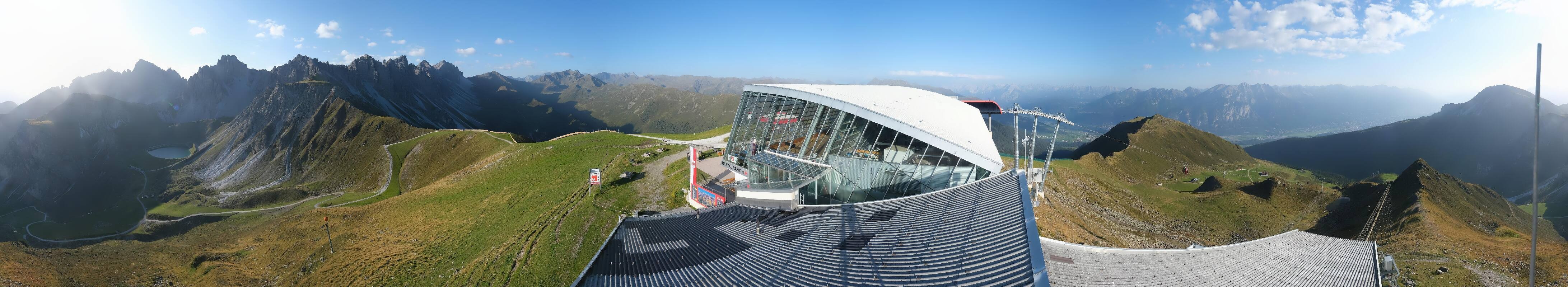 Archiv Foto Webcam Axamer Lizum: Bergstation Olympiabahn