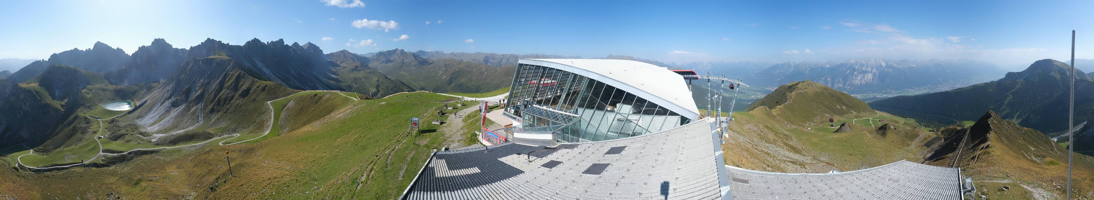 Archiv Foto Webcam Axamer Lizum: Bergstation Olympiabahn