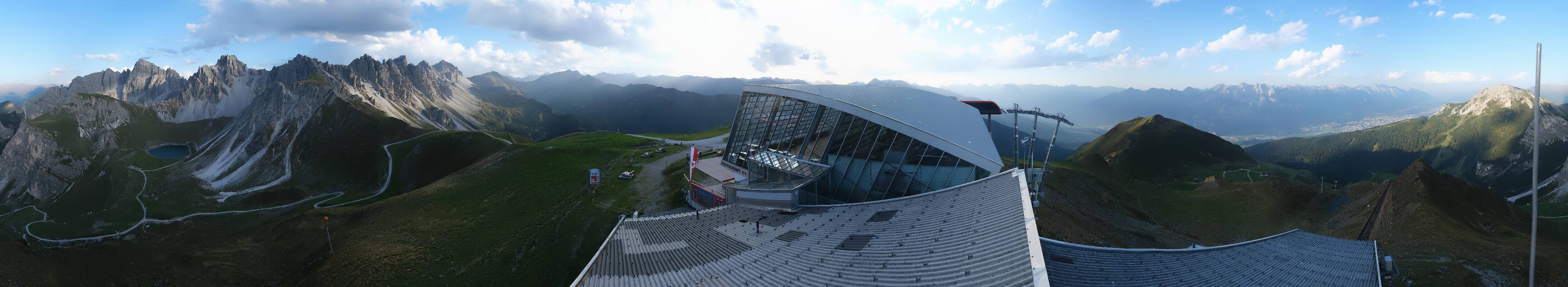 Archiv Foto Webcam Axamer Lizum: Bergstation Olympiabahn