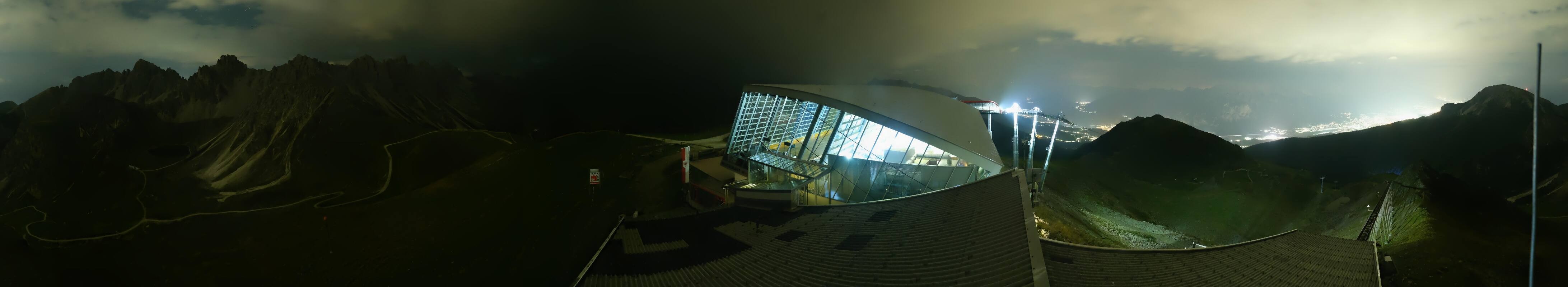 Archiv Foto Webcam Axamer Lizum: Bergstation Olympiabahn