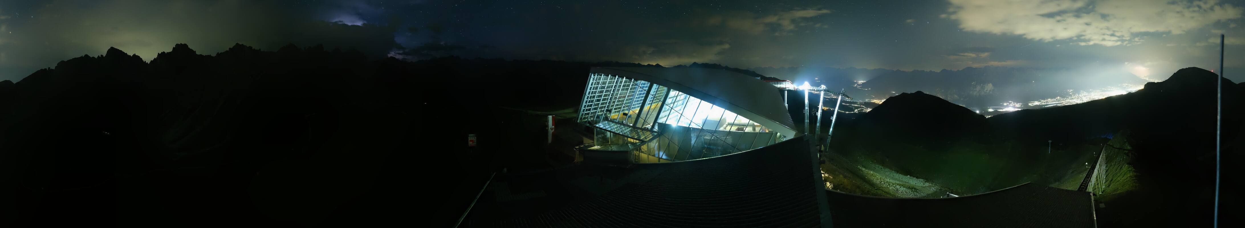 Archiv Foto Webcam Axamer Lizum: Bergstation Olympiabahn