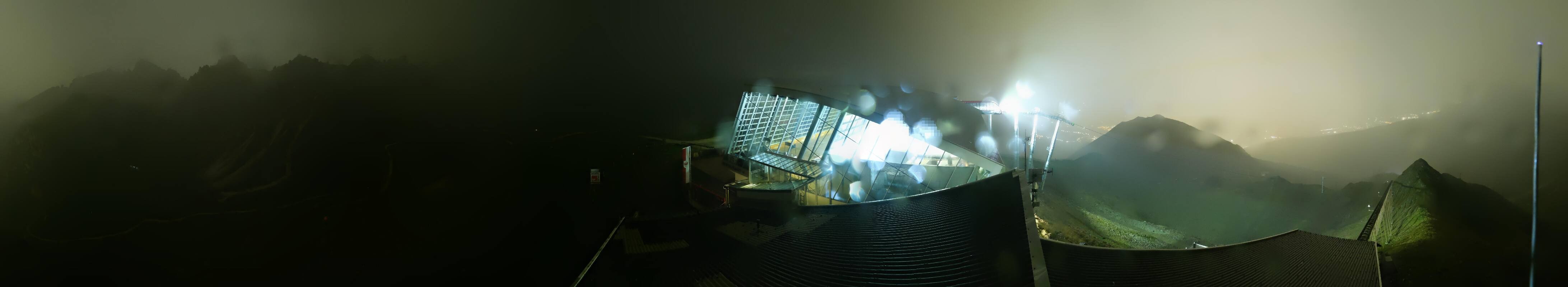 Archiv Foto Webcam Axamer Lizum: Bergstation Olympiabahn